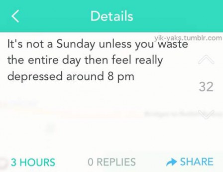 It's Not A Sunday...