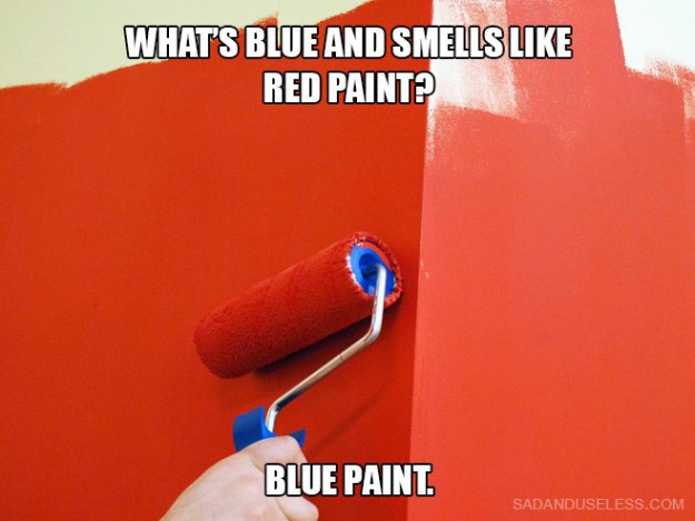 Red paint