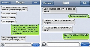 10 Texts That Parents REALLY Didn't Want To Receive From Their Daughters