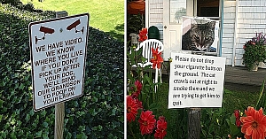 10 Very Odd Signs Spotted In People's Yards