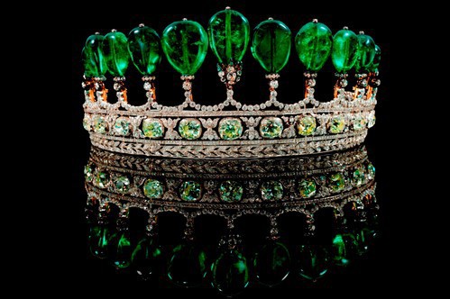 Emerald and Diamond Tiara