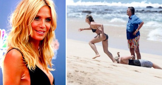 #5 Heidi Klum Saved Her Son And His Nanny From Drowning