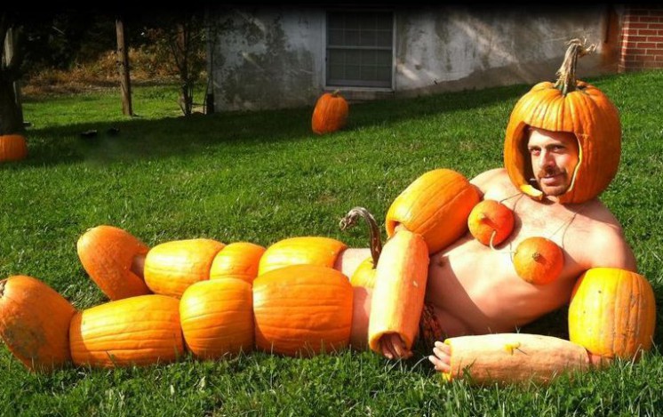 Pumpkin man!