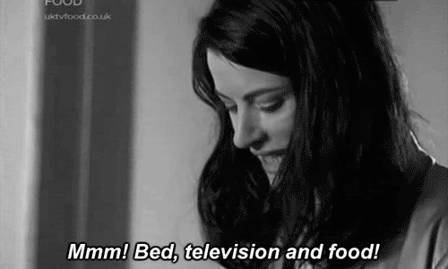 You’re kind of addicted to the Food Network