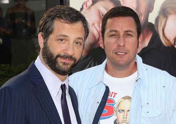 Judd Apatow and Adam Sandler 