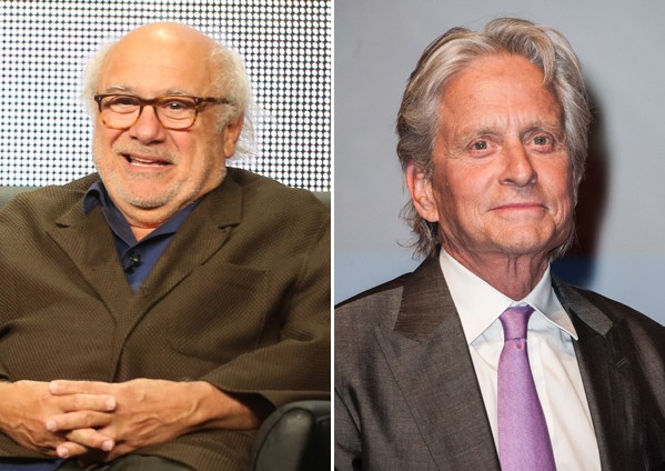 Danny DeVito and Michael Douglas 