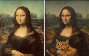 10 Famous Paintings Improved by Cats