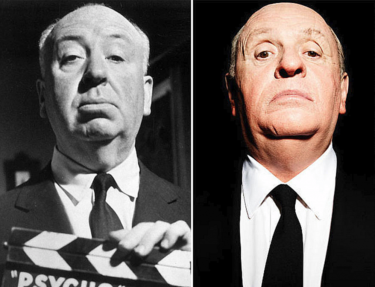 Anthony Hopkins as Alfred Hitchcock - Hitchcock 2012