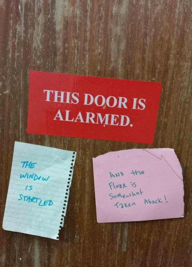 Door Is Alarmed