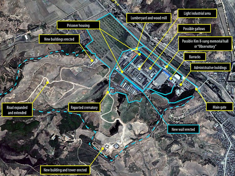 Satellites detected a network of labor camps