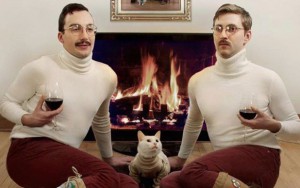 12 Hilarious Retro Photos With Men And Cats